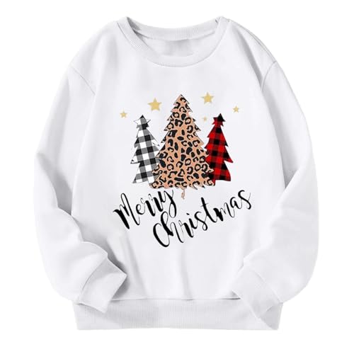 Jungen Mädchen Weihnachtspullover - Knitted Sweater Kinder Rundhalsausschnitt Weihnachts Slim Fit Ausgefallene Pullover Neugeborene My First Christmas Baby Geschenk von Generisch