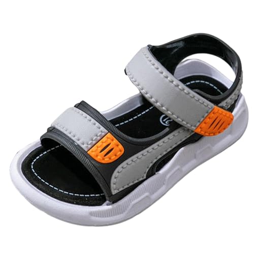 Jungen Sandalen Kinder Sommer Sandalen Open Toe Outdoor Sport Flache Schuhe Sommer Strand Wandersandale von Generisch