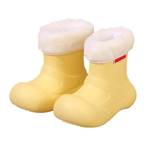 Jungen und Mädchen Regenschuhe Gummistiefel Kinder Unisex rutschfest Barfuß Bequeme wasserdichte Regenstiefel Leicht Calzado Impermeable Kinderstiefel von Generisch