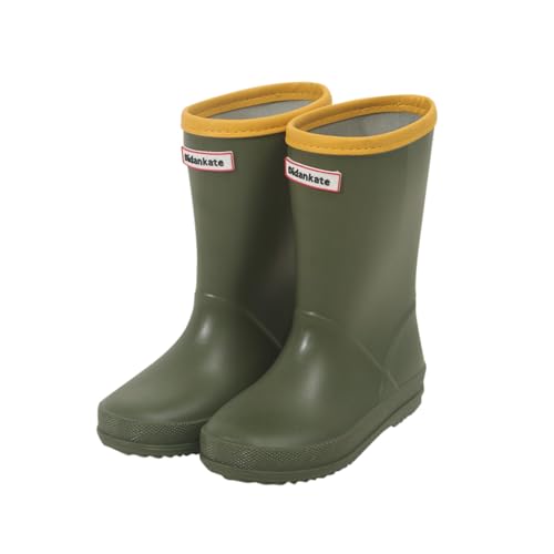 Jungen und Mädchen Regenschuhe Gummistiefel Kinder Wasserdicht Regenstiefel Atmungsaktiv Cartoon Regen Stiefel Calzado Impermeable Outdoor-Schuhe mit Rutschfester Sohle von Generisch