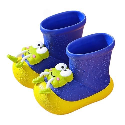 Jungen und Mädchen Regenschuhe Gummistiefel Kinder Wasserdicht Regenstiefel Leicht rutschfeste Sohle Rain Boots Outdoor Bequeme Cartoon Kinderstiefel Halbhohe Calzado Impermeable von Generisch