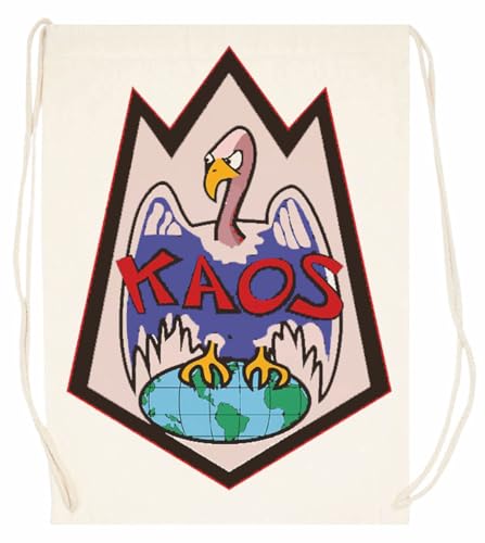 KAOS Logo Get Smart Unisex Beige Sporttasche String Sack von Generisch