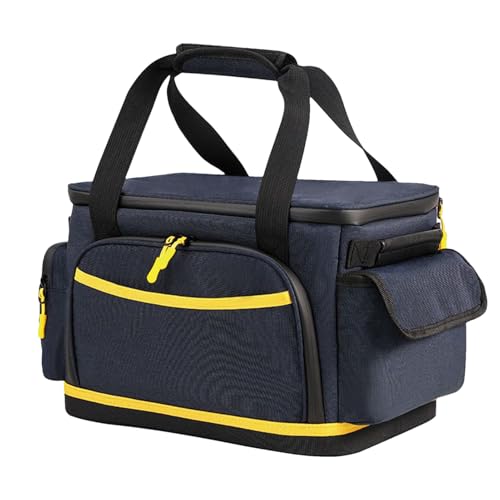 Kabinentasche, Reisetasche, tragbare Powerstation-Aufbewahrungstasche, wasserdichtes Ladekabel, Oxford-Tuch-Tragetasche, mehrere Taschen, Zubehör-Organizer für Wandern, Reisen, mehrfarbig, XL, Uni von Generisch