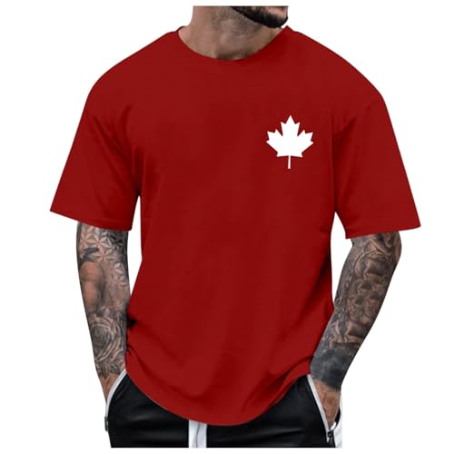 Kanada T-Shirts für Herren 2025 Kanada 51. Staat Sport, niedliches lässiges Oberteil, trendiges Kanada ist nicht zum Verkauf, T-Shirt, lockeres Ausgehen, kanadischer Sommer 2025, T-Shirts mit Grafik von Generisch