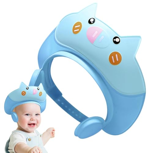 Kappe für Babyparty, Visier für Kinder - Badehut für Kinder zum Schutz der Augen und Ohren, verstellbares Shampoo-Schild von Generisch