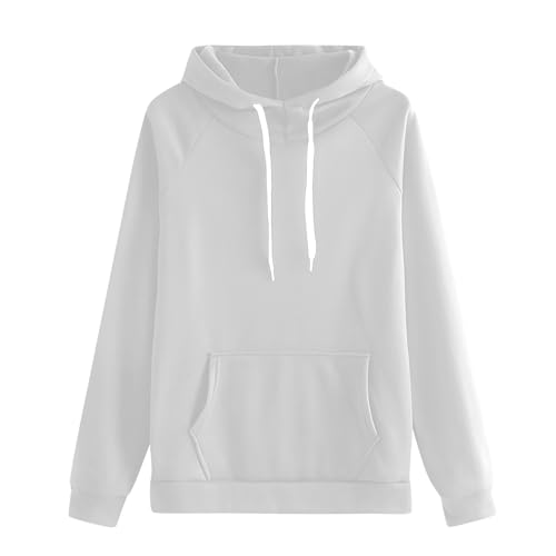 Kapuzenpullover Damen Sweatjacke Hoodie Baumwoll Sweatshirtjacke Pullover Oberteile Langarm Klassisch Sweatshirt Mit Kapuze Elegant Fleecepullover Strickjacke Oversize von Generisch