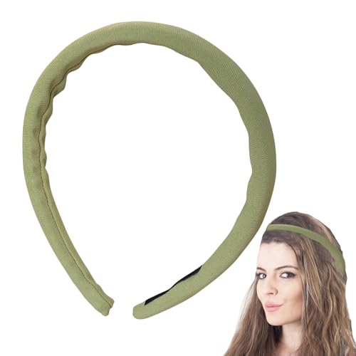 Karierte Stirnbänder für Mädchen, weiches, elastisches Haarband, dünnes Hautpflegezubehör, Gesichtswäsche, Kopfbedeckung für Damen zum von Generisch