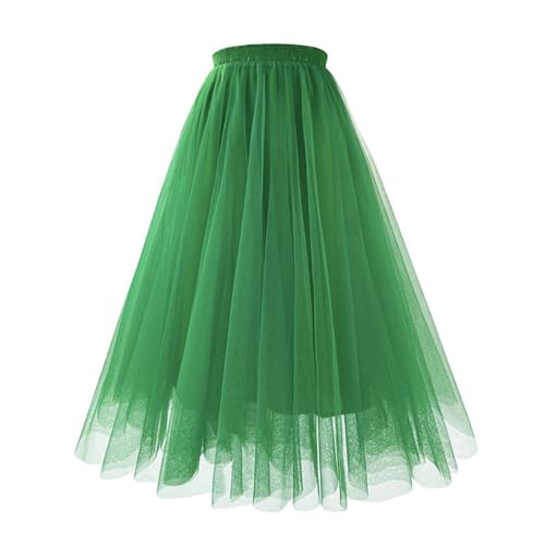 Karneval Tüllrock für Damen Faltenrock Röcke Lang Skater Röcke Midirock Sommerrock Tüllrock Ballett Hochzeit Damen Karneval Kostüm Lang Elegant Knielang Elastisch Hohe Taille Stufendecke Mesh Karneval Tüllrock für Damen Faltenrock Röcke Lang Skater Röcke Midirock Sommerrock Tüllrock Ballett Hochzeit Damen Karneval Kostüm Lang Elegant Knielang Elastisch Hohe Taille Stufendecke Mesh von Generisch