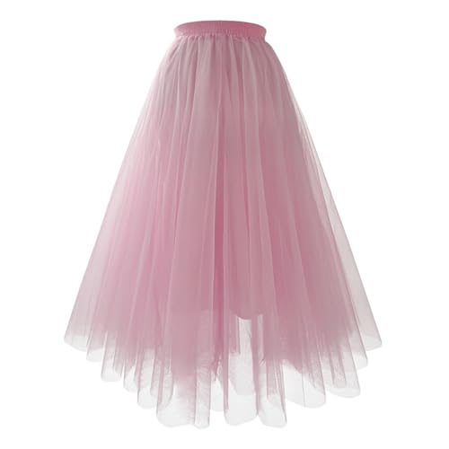 Karneval Tüllrock für Damen Faltenrock Röcke Lang Skater Röcke Midirock Sommerrock Tüllrock Ballett Hochzeit Damen Karneval Kostüm Lang Elegant Knielang Elastisch Hohe Taille Stufendecke Mesh Karneval Tüllrock für Damen Faltenrock Röcke Lang Skater Röcke Midirock Sommerrock Tüllrock Ballett Hochzeit Damen Karneval Kostüm Lang Elegant Knielang Elastisch Hohe Taille Stufendecke Mesh von Generisch