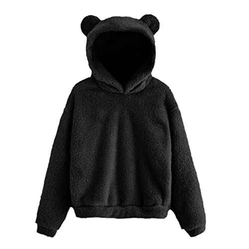 Katzen-Kapuzenpullover, langärmelig, modische Hoodies und Sweatshirts, Tier-Strand-Hoodies für Damen, Kapuzenpullover mit Ohren, flauschiger Bärenohren, Pullover, Sweatshirts für Damen, ästhetische Katzen-Kapuzenpullover, langärmelig, modische Hoodies und Sweatshirts, Tier-Strand-Hoodies für Damen, Kapuzenpullover mit Ohren, flauschiger Bärenohren, Pullover, Sweatshirts für Damen, ästhetische von Generisch