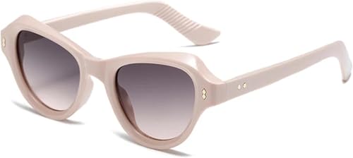 Katzenaugen-Nieten für Damen, Sonnenbrille, Farbverlauf, UV400, Herren-Sonnenbrille 2026 von Generisch