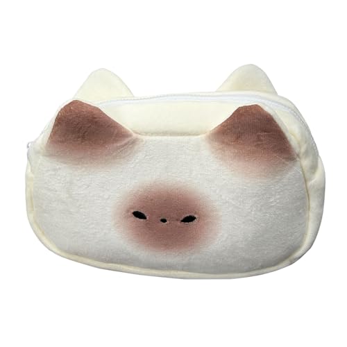 Katzenstiftkoffer - Süßer Bleistiftbeutel | Schullieferungen Mit Großer Kapazität | Großer Aufbewahrungsstiftkoffer Mit Toast Design Für Mädchen Briefpapier Sticky Notes Und Klassenzimmerzubehör von Generisch