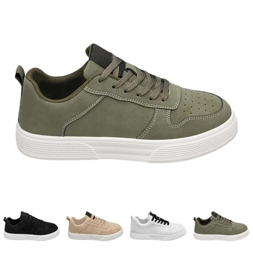 Kegelschuhe Herren, Sneaker Freizeit Turnschuhe, Flache Sportschuhe, Fitnessschuhe Atmungsaktiv Laufschuhe, Leichtgewichts Walkingschuhe, Weiche Trekkingschuhe, rutschfest Wanderschuhe von Generisch