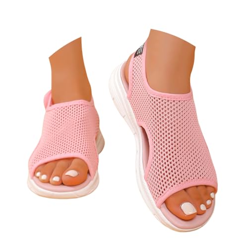 Keilsandaletten Damen Leder - Modische Offener Peeptoes Kreuzgurte Strand Orthopädische Bequeme Zehenbereich Slingback Knöchelriemen Schlupfsandalen Freizeitschuhe Keilabsätze Keilsandaletten Damen Leder - Modische Offener Peeptoes Kreuzgurte Strand Orthopädische Bequeme Zehenbereich Slingback Knöchelriemen Schlupfsandalen Freizeitschuhe Keilabsätze von Generisch