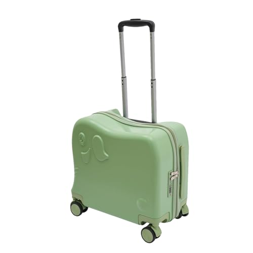 Kids Carry on Luggage, Rolling Kids Suitcase, Multipurpose Children Luggage, Toddler Carry On, Multipurpose Toddler Rolling Suitcase Perfect for Family Vacations and Weekend Trips, Dunkelgrün, von Generisch
