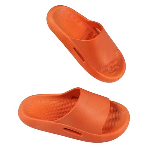 Kids Cloud Slides Jungen Mädchen Duschhausschuhe Slip on Slide Sandalen rutschfest Sommer Strand Pool Schuhe Sommer Kinder Flip Flops Mädchen, Orange, 27 EU Kids Cloud Slides Jungen Mädchen Duschhausschuhe Slip on Slide Sandalen rutschfest Sommer Strand Pool Schuhe Sommer Kinder Flip Flops Mädchen, Orange, 27 EU von Generisch