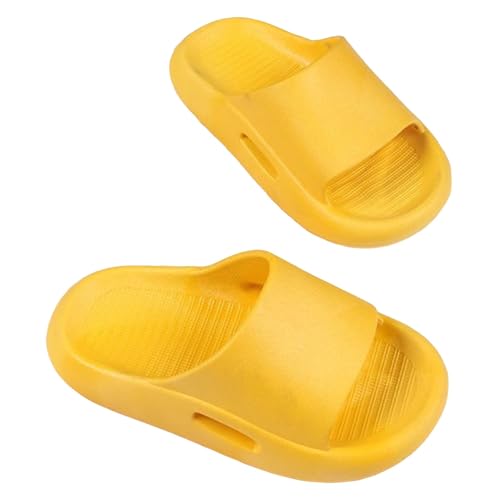 Kids Cloud Slides Jungen Mädchen Duschhausschuhe Slip on Slide Sandalen rutschfest Sommer Strand Pool Schuhe Sommer Kinder Flip Flops Mädchen, gelb, 38 EU Kids Cloud Slides Jungen Mädchen Duschhausschuhe Slip on Slide Sandalen rutschfest Sommer Strand Pool Schuhe Sommer Kinder Flip Flops Mädchen, gelb, 38 EU von Generisch