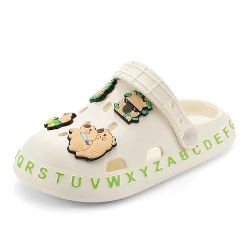 Kinder Clogs,Unisex Kinder Clogs Pantoletten Jungen Mädchen Badeschuhe Atmungsaktiv Gartenclogs Eva Hausschuhe rutschfeste Gartenschuhe Gummi Strandschuhe Leichte Barfußschuhe Sommer Beige 39 Kinder Clogs,Unisex Kinder Clogs Pantoletten Jungen Mädchen Badeschuhe Atmungsaktiv Gartenclogs Eva Hausschuhe rutschfeste Gartenschuhe Gummi Strandschuhe Leichte Barfußschuhe Sommer Beige 39 von Generisch