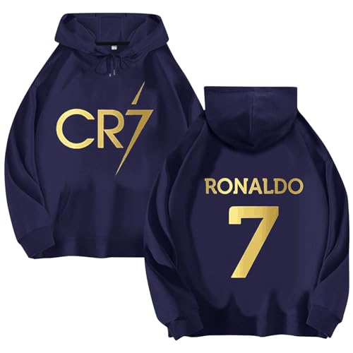 Kinder Fußball Trikots CR-7 Fußball Hoodie für Jungen und Männer, Geschenke für Kinder und Erwachsene Fußball-Fans #014 von Generisch