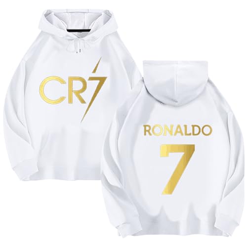 Kinder Fußball Trikots CR-7 Fußball Hoodie für Jungen und Männer, Geschenke für Kinder und Erwachsene Fußball-Fans #032 von Generisch