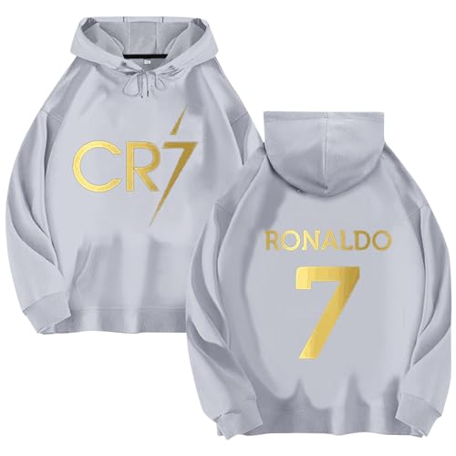 Kinder Fußball Trikots CR-7 Fußball Hoodie für Jungen und Männer, Geschenke für Kinder und Erwachsene Fußball-Fans #075 von Generisch