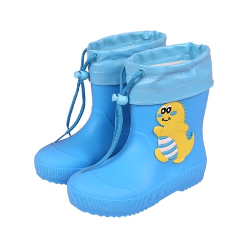Kinder Gummistiefel Dinosaurier Regenschuhe, rutschfest und Federleicht, für Jungen und Mädchen von Generisch