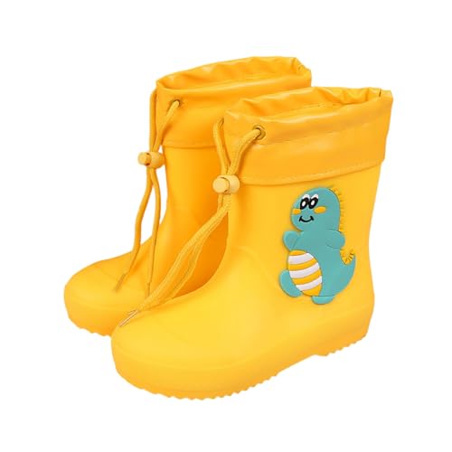 Kinder Gummistiefel Regenschuhe Leichte rutschfeste Regenschuhe Cartoon Wasserdicht Regenstiefel Atmungsaktiv Regen Schule Freizeit Garten Camping von Generisch
