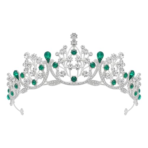 Kinder Haarschmuck Mädchen Stirnband Hochzeit Party Accessoires Haarspangen Elegant Langlebig Festlich Alltag Schule (Green, Over 8 years old) von Generisch