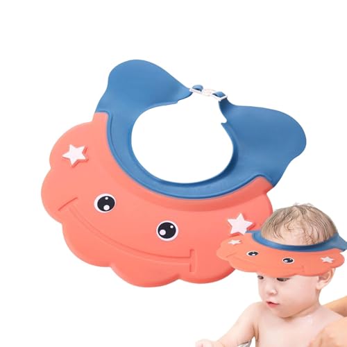 Kinder Haarwaschschild, Kleinkind Duschkappe | Verstellbares Waschhaarschild für Kinder | Cartoon Head Protector Shampoo Cap for Home, Hotel, Schule von Generisch