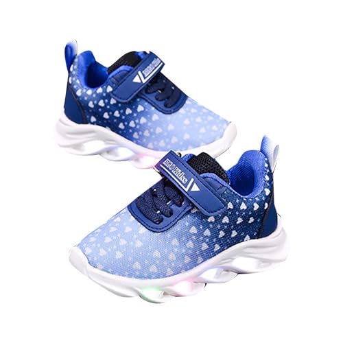 Kinder Hallenschuhe Jungen Turnschuhe Sportschuhe Atmungsaktiv Ultraleicht Hallenschuhe Klettverschlu Sneaker Kids Hallenschuhe Basketballschuhe Walkingschuhe Minimalistische Walking Schuhe von Generisch