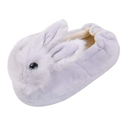 Kinder Hausschuhe Jungen Mädchen Slipper Cartoon Tier Slipper Winter Plüsch warme Slip-On Comfy Preppy Hausschuh Atmungsaktive Weich Lauflernschuhe Kleinkinder Schuhe von Generisch