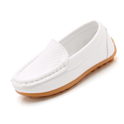 Kinder Mokassins Bootsschuhe Mädchen Flache Halbschuhe Jungen Weich Loafers rutschfest Oxfords Slippers Bequem Lauflernschuhe Wolkenschuhe Krabbelschuhe Baby Outdoor von Generisch