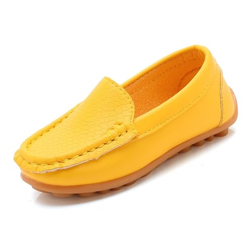 Kinder Mokassins Bootsschuhe Mädchen Flache Halbschuhe Jungen Weich Loafers rutschfest Oxfords Slippers Bequem Lauflernschuhe Wolkenschuhe Krabbelschuhe Baby Outdoor von Generisch