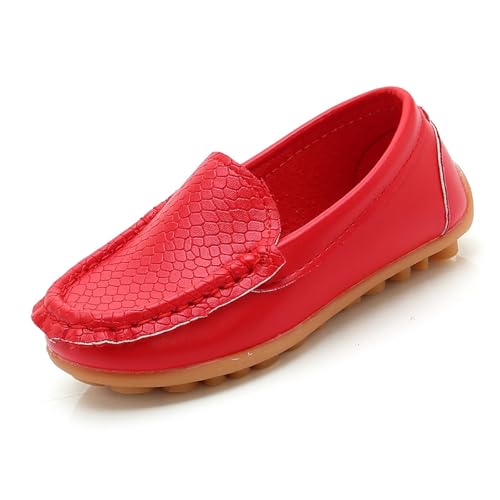 Kinder Mokassins Bootsschuhe Mädchen Flache Halbschuhe Jungen Weich Loafers rutschfest Oxfords Slippers Bequem Lauflernschuhe Wolkenschuhe Krabbelschuhe Baby Outdoor von Generisch