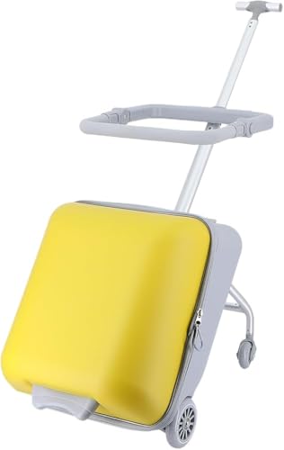 Kinder-Reisekoffer mit verstellbarem Griff und Sitz, Aufsitz-Handgepäck für einfachen Transport von Generisch