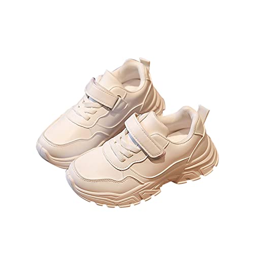 Kinder Sandalen mädchen Elefanten Mode alle Jahreszeiten Turnschuhe Jungen und Mädchen Flache Sohle einfarbig bequem leichte Laufschuhe Schnürschuhe Hakenschlaufe Schuhe Kristall (White, 34 Big Kids) von Generisch