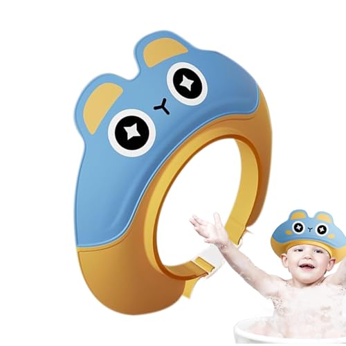 Kinder-Shampoo-Kappe, Baby-Badewannen-Duschkappe,Baby Head Shampoo Cap Shield - Gehörschutz-Badekappe mit Druckknopf-Design zum Duschen, Haareschneiden, Baden, Shampoonieren von Generisch