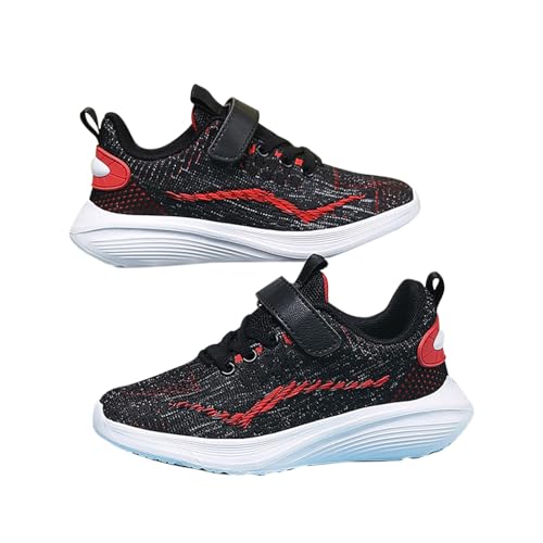 Kinder Sneaker Jungen Turnschuhe Sportschuhe Laufschuhe Mesh Atmungsaktiv Hallenschuhen Tennisschuhe Hallenschuhe Kids rutschfest Laufschuhen Kinderschuhe Hallenturnschuhe von Generisch