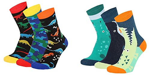 Kinder Socken, 6 Paar für Jungen/Mädchen,Schadstoffgeprüft, in vielen Mustern (as3, numeric, numeric_23, numeric_26, regular, Mehrfarbig10) von Generisch