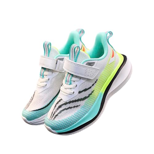 Kinder Sportschuhe Jungen Hallenturnschuhe Low Top Sneakers Mesh Atmungsaktive Kinderschuhe Freizeit Turnschuhe Fitness Tennis Tennisschuhe Joggen Outdoor Hallenschuhe Barfußschuhe von Generisch