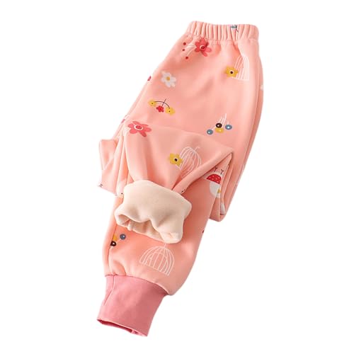 Kinder Thermohose Gefütterte Hose Winterhose Kuschel Jogginghose Elastische Taille Thermo Leggings Sporthose Warme Winter Bequem Softshell Hosen für Jungen und Mädchen 1-9 Jahre von Generisch