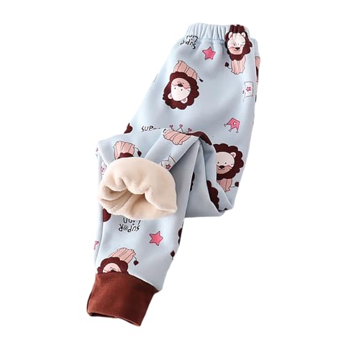 Kinder Thermohose Gefütterte Hose Winterhose Kuschel Jogginghose Elastische Taille Thermo Leggings Sporthose Warme Winter Bequem Softshell Hosen für Jungen und Mädchen 1-9 Jahre von Generisch