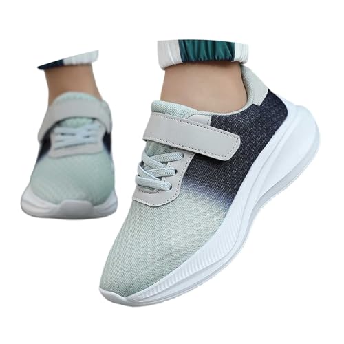 Kinder Turnschuhe Jungen Hallenturnschuhe Mesh Atmungsaktive Sneaker Jungen Mädchen Kinderschuhe Leicht Laufschuhe Fitness Tennis Tennisschuhe Joggen Outdoor Barfussschuhe von Generisch
