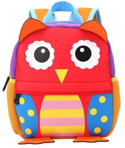 Kindergartenrucksack für Jungen und Mädchen ab 1 Jahr / Tiny Bag / Vorschulrucksack Jungen und Mädchen/ Kinder Schulrucksack / kleiner Freund/ Rucksack / Geschenk Schule 27 x 21 x 9 cm (Uhu) von Generisch