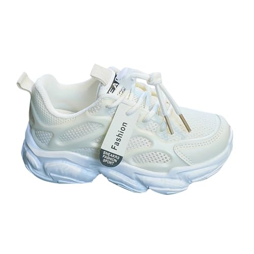 Kinderschuhe Mädchen Sportschuhe Atmungsaktiv Sommer Koreanisch Stil Kinder Netz Schuhe Weiße Schuhe Studenten Laufschuhe Weiche Sohle Bequem Sportschuhe von Generisch