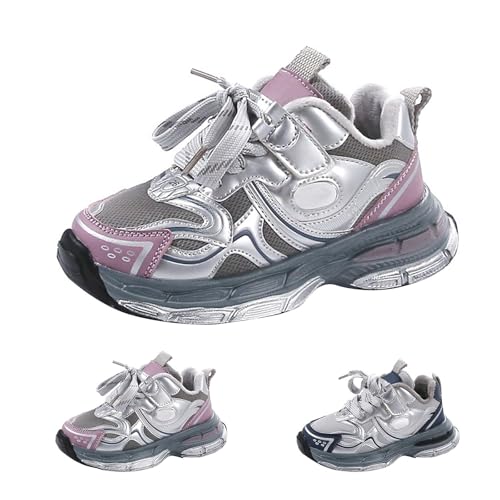 Kinderschuhe Mädchen Sportschuhe Turnschuhe Sneaker für Kinder Laufschuhe Atmungsaktiv Leicht Outdoor Fitnessschuhe Hallenturnschuhe Freizeitschuhe Joggingschuhe Hallenschuhe von Generisch