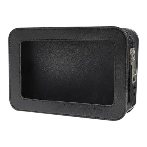 Klarer Make -up -Tasche - Kosmetikbeutel, Reißverschlussbeutel | Washingtonof Toilcyetry Storage Organizer, Reise -Make -up -Koffer Für Frauen, Pinsel, Hautpflege Und Accessoires, Perfekte Geldbeutel, von Generisch