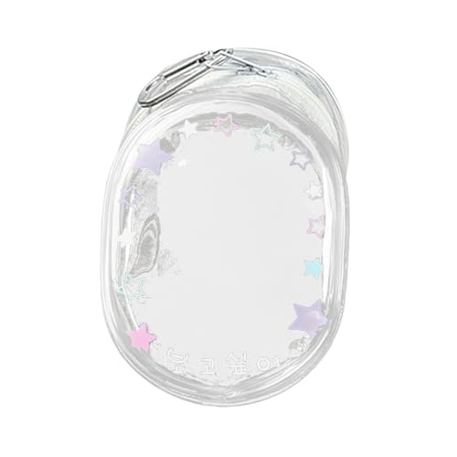 Klarer Schlüsselanhänger Beutel,Transparente Puppen Box Handtaschen Charm | Staubdichter Aufbewahrungsbehälter Für Erwachsene Kinder Sammler Tägliche Pendeln Reise - Handtasche Umhängetasche von Generisch