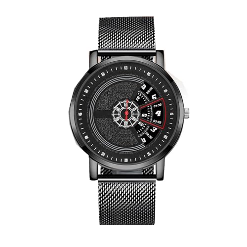 Klassische Herren-Armbanduh Atmosphärische Herrenuhr Business Wear Uhr Casual und Herrenmode Uhr Elegante Herrenuhr Sportuhr Noten (A, One Size) von Generisch