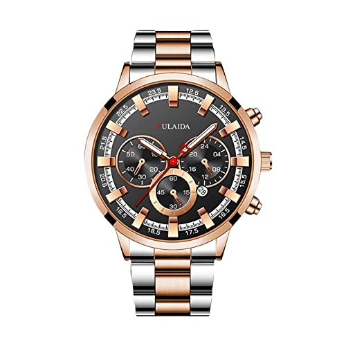 Klassische Herren-Armbanduhr Damenuhr Uhr Silikonband Mode Damenuhr Quarzuhr Herrenuhr Armbanduhr Angebot (A, One Size) von Generisch